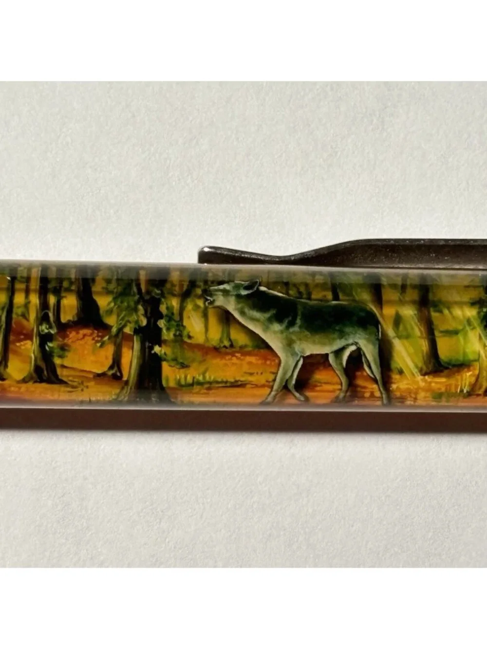 Minnesota Timber Wolf Floaty Pen Souvenir Wolf Lover Gift Stocking Stuffer Vtg